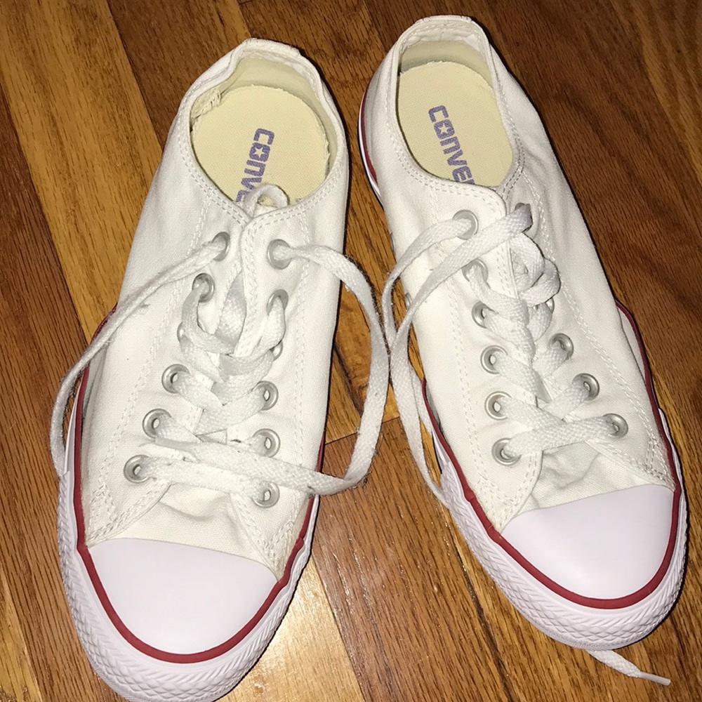 White used converse
